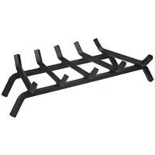 Simple Spaces LTFG-W27-X Fireplace Grate, Steel/Wrought Iron, Simple Spaces, Mfr#: LTFG-W27-X